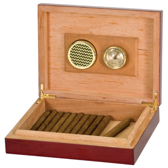 Rosewood Piano Finish Spanish Cedar Humidor.