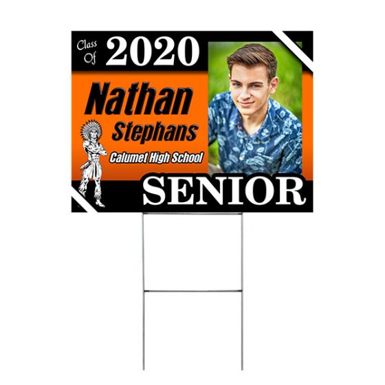 Graduation Sign - 18"x24" Coroplast Yard Sign with Stake