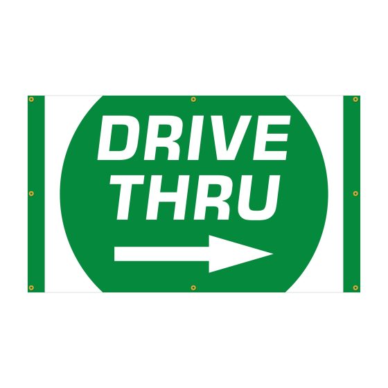 Drive Thru Banner.
