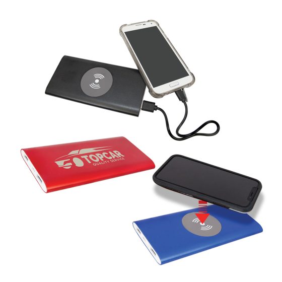 Power Bank & Wireless Charger w/USB Power Cord